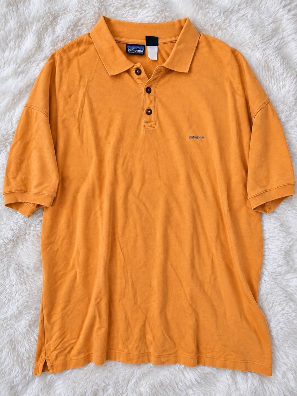 Patagonia Men’s Orange Short-Sleeve Polo